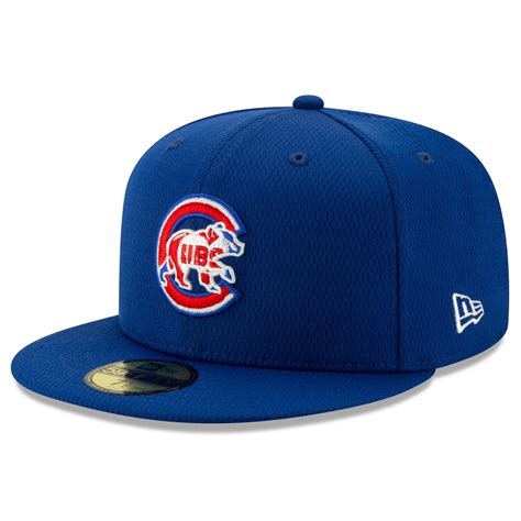 Chicago Cubs New Era Youth 2021 Batting Practice 59fifty Fitted Hat Royal