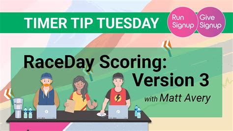 Timer Tip Tuesday Raceday Scoring Version Youtube