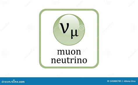 Muon Neutrino Icon Cartoon Vector | CartoonDealer.com #245880785