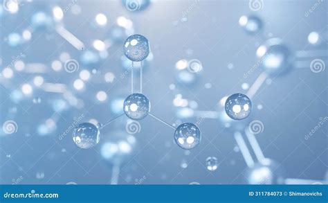 Nitrate Molecular Structure 3d Model Molecule Polyatomic Ion