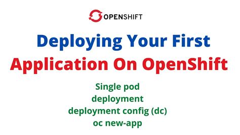 How To Deploy Applications On OpenShift Using Ad Hoc Pod Lesson 4