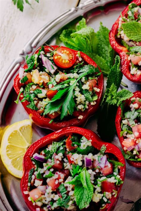 Gefüllte Paprika nach Tabouleh Art Seezon DE