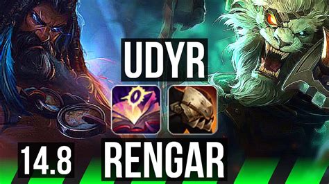 UDYR Vs RENGAR JGL 10 1 7 70 Winrate Legendary EUW Master 14