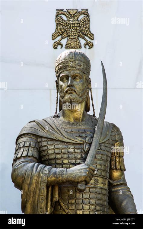 Statue Of Constantine Xi Palaeologus In Athens Stock Photo 139844655