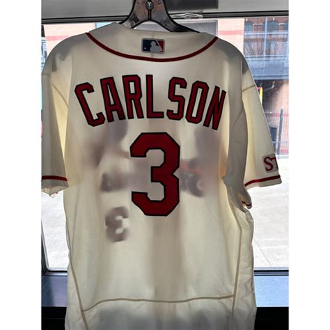 Cardinals Authentics: Dylan Carlson Game Used Jersey | St. Louis ...