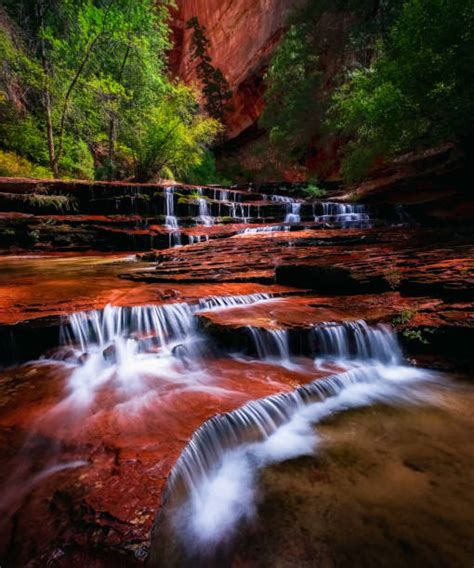 1,700+ Zion National Park Waterfall Stock Photos, Pictures & Royalty ...