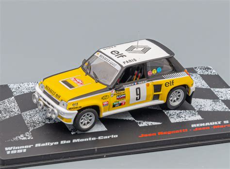 Renault Turbo J Ragnotti J M Andri Rally Montecarlo