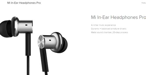 Mi In-Ear Headphones Pro