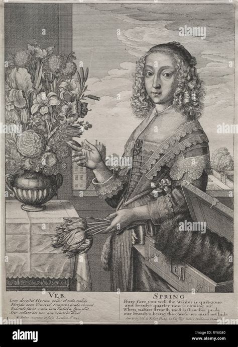 The Four Seasons Spring 1641 Wenceslaus Hollar Bohemian 1607 1677