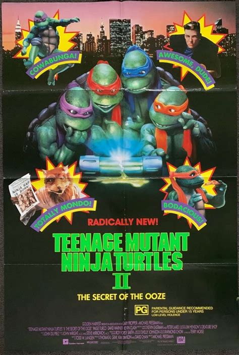 All About Movies Teenage Mutant Ninja Turtles 2 Poster Original One