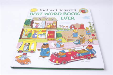 Richard Scarrys Best Word Book Ever Objects Words Etsy