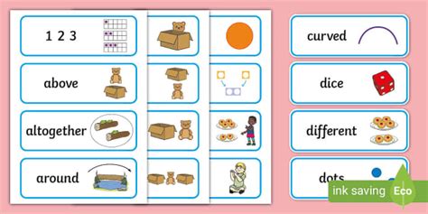 👉 Vocabulary Cards Supporting White Rose Maths It S Me 1 2 3