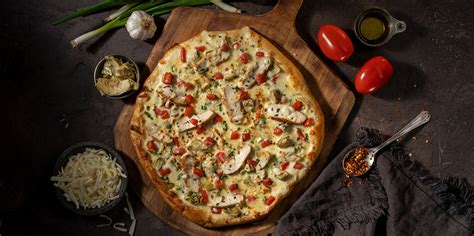 White Garlic Chicken Pizza Recipe Sargento