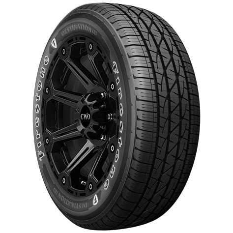 Qty 2 26570r18 Firestone Destination Le3 116t Sl White Letter Tires