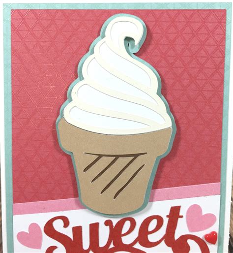 Courtney Lane Designs Cricut Sweet As Ice Cream Card