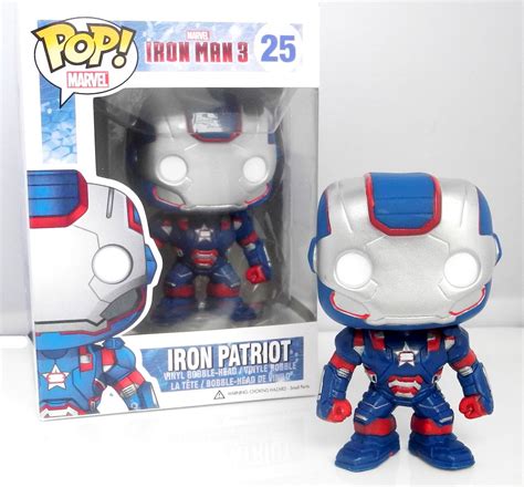 Marvel Hot Toys Cm Funko Pop The Avengers Figure Iron Man Iron Patriot Big Head Toys