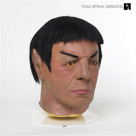 Vintage Latex Don Post Spock Mask Restoration Tom Spina Designs