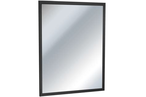 Asi 0600 41 Angle Frame Mirror Welded Corners Matte Black One