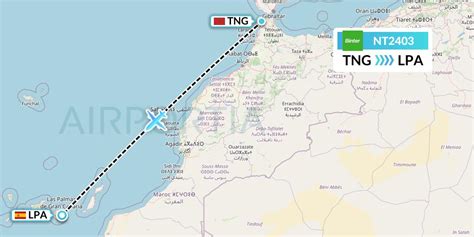 NT2403 Flight Status Binter Canarias Tangier To Las Palmas IBB2403