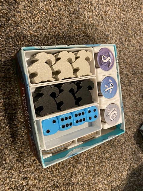 Mountain Goats Board Game Insert by tjdesign | Download free STL model