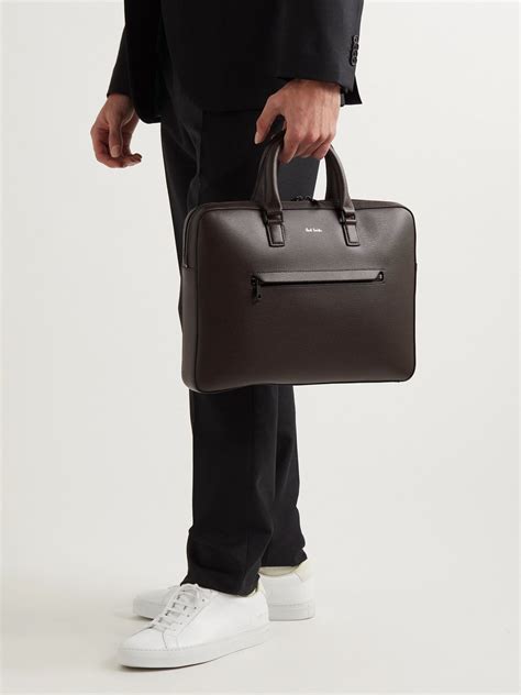 Paul Smith Embossed Leather Briefcase Paul Smith