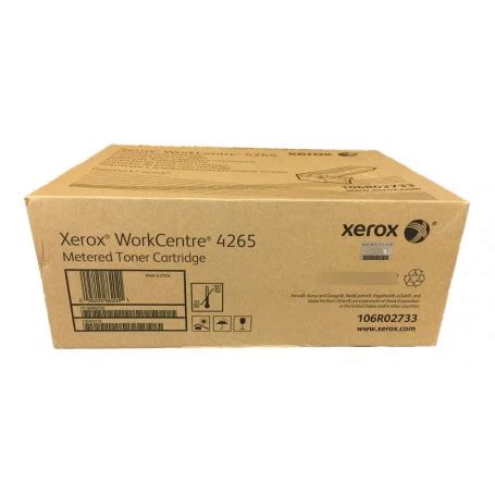 Xerox Negro Original Cartucho De T Ner Metered Para Phaser