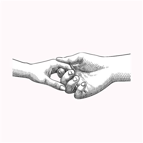 Premium Vector Illustration Vector Of Lover Hand Holding