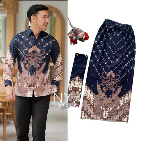 Jual Motif Baru Nayaka Batik Couple Rok Dan Hem Batik Termurah