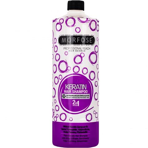 Morfose Keratin Hair Shampoo 2in1 szampon do włosów zniszczonych 1000ml