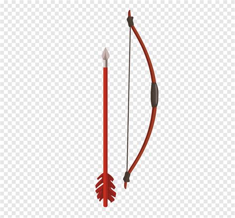 Euclidean Bow And Arrow Hand Drawn Bow And Arrow Material Angle