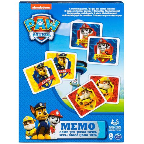 Juego Memoria Paw Patrol