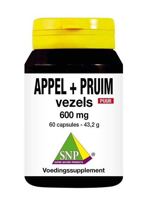 Snp Appel Pruim Vezels Mg Puur Capsules