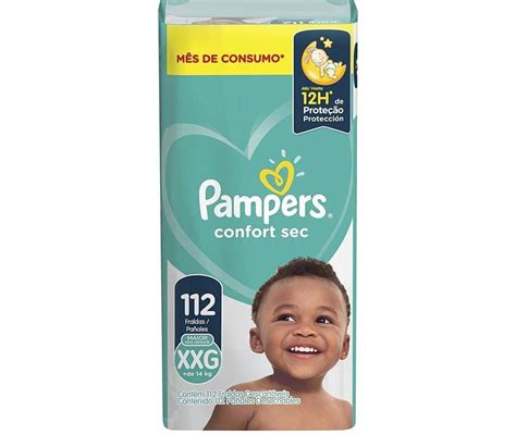 Fraldas Pampers Confort Sec Em Promoção No Mamãe Pechincha