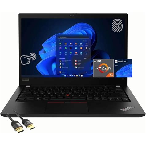 T Lenovo Thinkpad Business Laptop Fhd Ips Amd Ryzen Pro