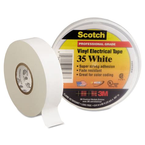 Buy 3M Safety 10828 10828 DL 2W Electrical Tape 3 4 By 66 White 66