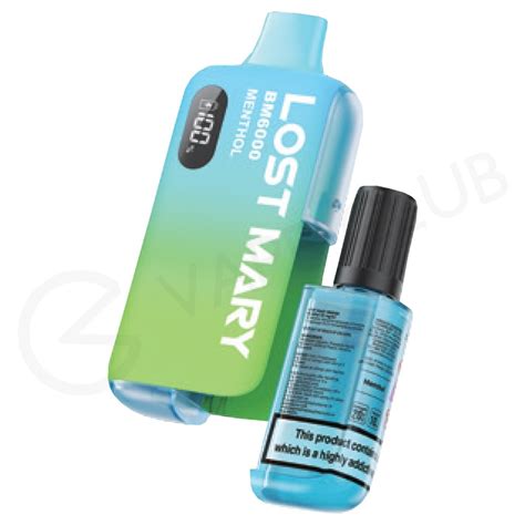 Menthol Lost Mary BM6000 Vape Kit 3 For 30