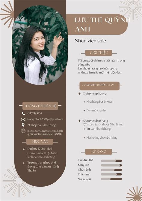 Brown Gray Minimalist Graphic Designer Resume CV Graphic Design