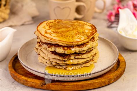 Панкейки из муки зеленой гречки — рецепт с фото пошагово