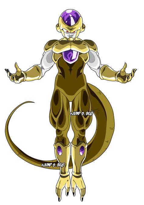 Golden Freeza Render By Hboruno On Deviantart