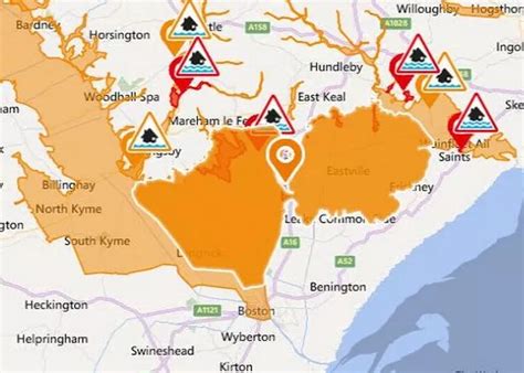 The 24 places in Lincolnshire where a flood warning or flood alert has ...