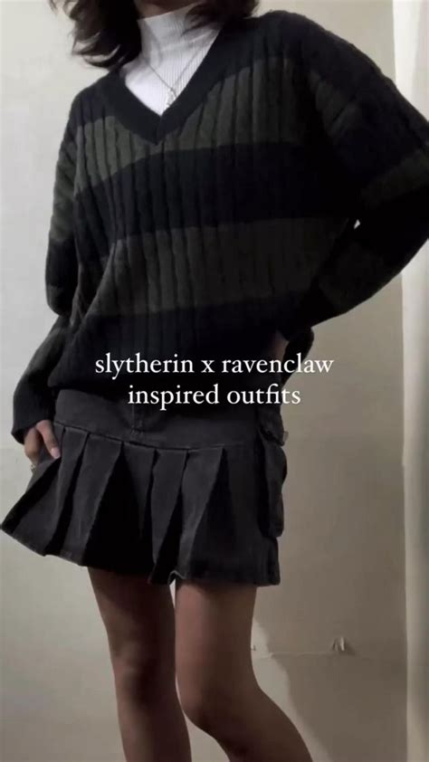 Slytherclaw Outfits Ravenclaw Outfit Academia Aesthetic Outfit