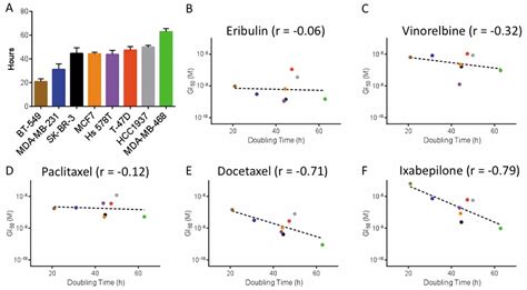 Breast Cancer Cell Lines Exhibit Differential Sensitivities To