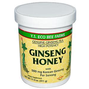 Мёд Y.S. Eco Bee Farms Ginseng Honey Мёд женьшеня | отзывы