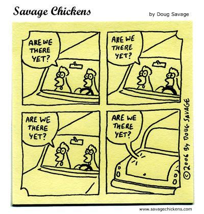 Vacation Cartoon Savage Chickens Cartoons On Sticky Notes By Doug