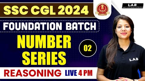 SSC CGL Foundation Batch 2024 Number Series Concept Tricks SSC