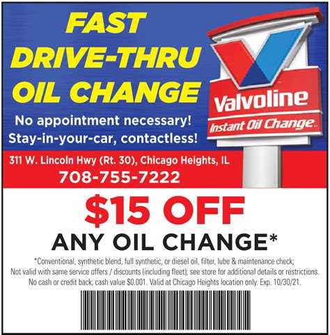 Mobil 1 Oil Change Coupons Printable