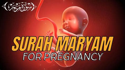 Beautiful Surah Maryam Watch And Listen Everyday In Pregnancy In 2024 Youtube