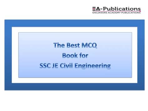 Ppt Ssc Je Civil Engineering Mcq Ppt Powerpoint Presentation Free