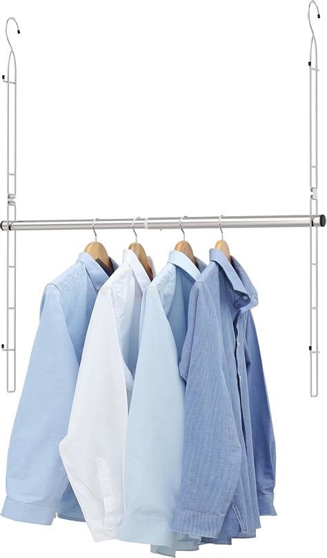 STARTOSTAR Closet Hanging Rod Width And Height Adjustable Closet