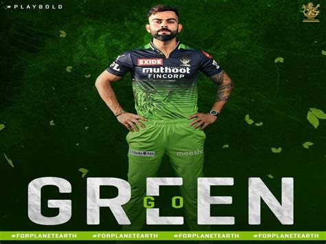 SRH vs RCB IPL 2022: Why are RCB Players Wearing Green Jersey? Here's ...